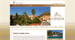 Desktop Screenshot of hotelcastaldi.com